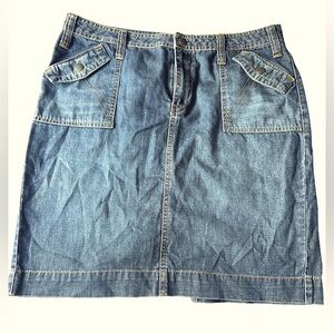 Tommy Hilfiger Blue Casual Cargo Pencil Skirt